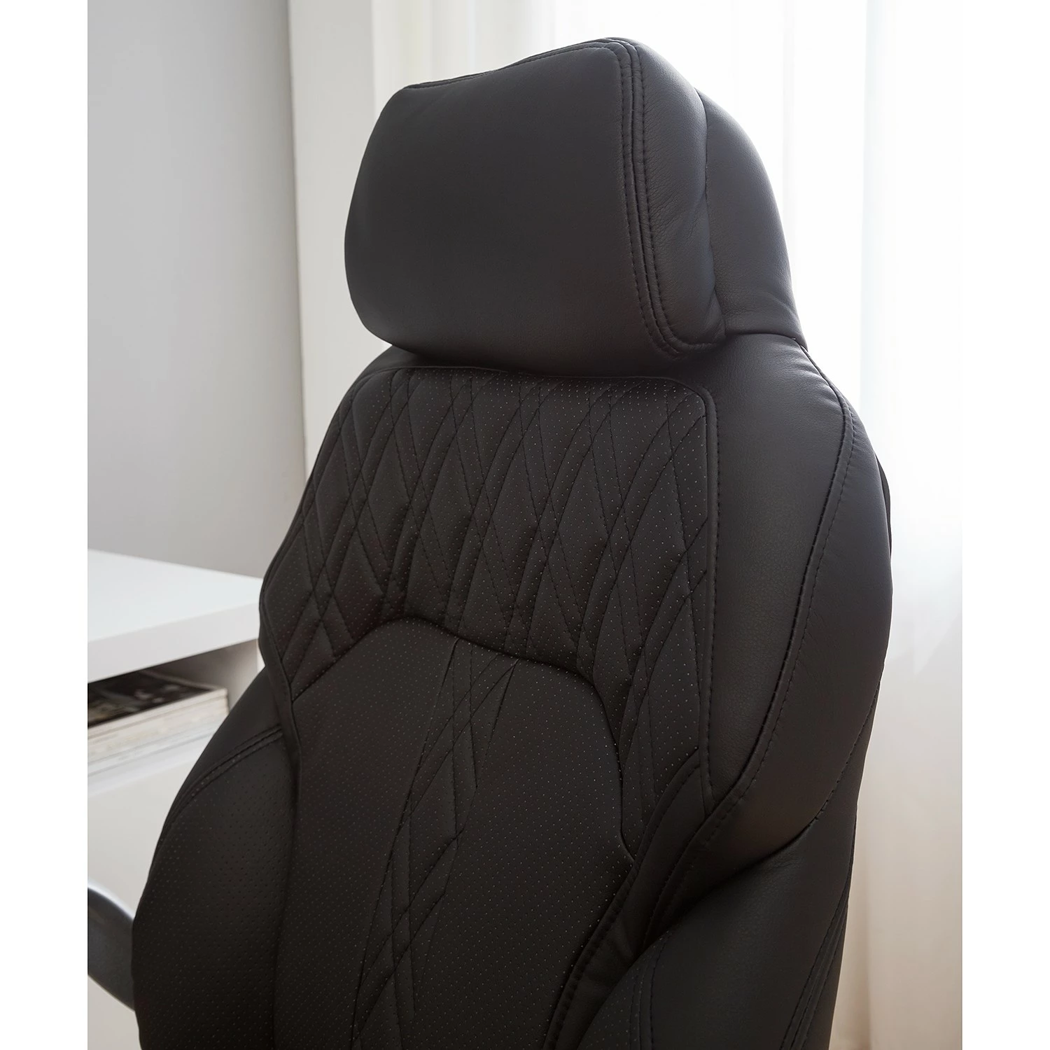 Furnitive Chefsessel Baylor XXL Kunstleder - Microfaser / Kunststoff - Schwarz 16 Furnitive Chefsessel Baylor XXL Kunstleder - Microfaser / Kunststoff - Schwarz – Bild 14