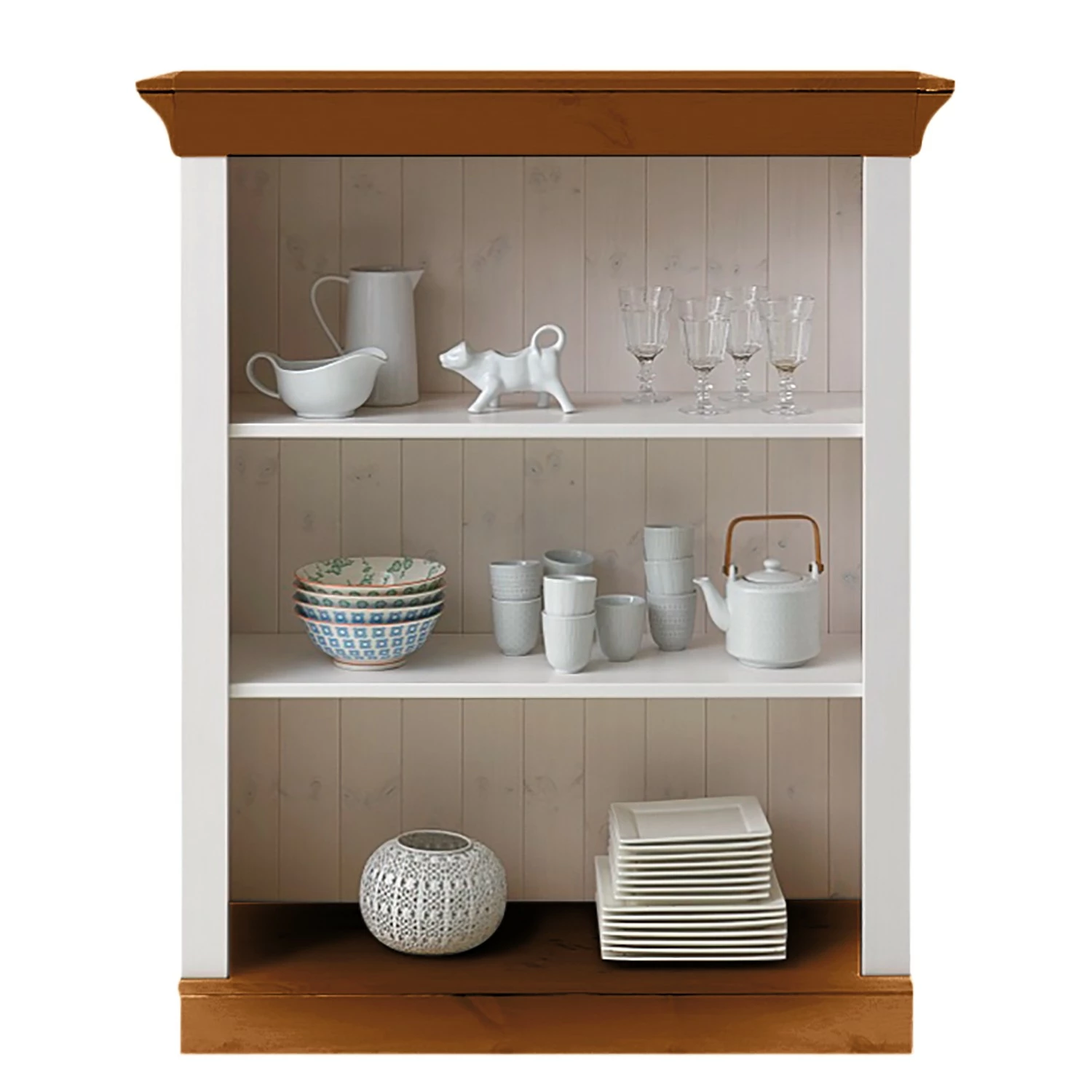 Maison Belfort Regal Bergen II - Kiefer massiv - Kiefer Weiß / Kiefer Bernstein 3 Maison Belfort Regal Bergen II - Kiefer massiv - Kiefer Weiß / Kiefer Bernstein