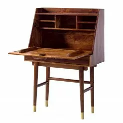 Ars manufacti Sekretär Baxley - Akazie massiv / Metall - Akazie / Gold -Büromöbel Verkaufsgeschäft 1000149741 200113 16023300021 DETAILS P000000001000149741