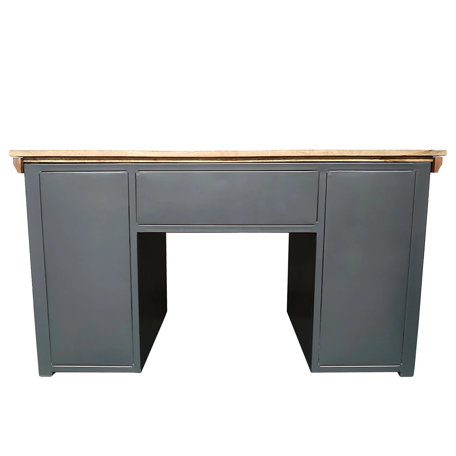 Ars manufacti Schreibtisch Hunter II - Mango massiv / Metall - Mango / Silber 8 Ars manufacti Schreibtisch Hunter II - Mango massiv / Metall - Mango / Silber – Bild 6