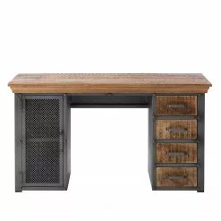 Ars manufacti Schreibtisch Hunter II - Mango massiv / Metall - Mango / Silber 18 Ars manufacti Schreibtisch Hunter II - Mango massiv / Metall - Mango / Silber -Büromöbel Verkaufsgeschäft 1000150447 210630 15210600003 DETAILS P000000001000150447