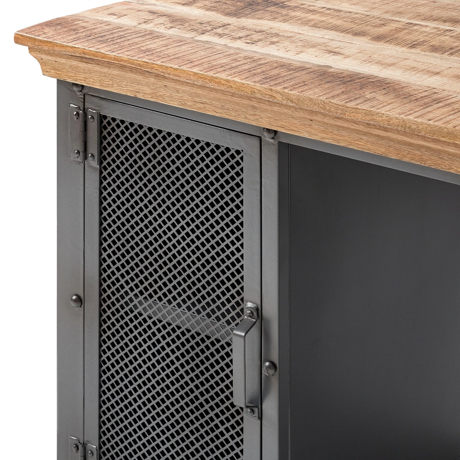 Ars manufacti Schreibtisch Hunter II - Mango massiv / Metall - Mango / Silber 9 Ars manufacti Schreibtisch Hunter II - Mango massiv / Metall - Mango / Silber – Bild 7