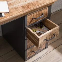 Ars manufacti Schreibtisch Hunter II - Mango massiv / Metall - Mango / Silber 26 Ars manufacti Schreibtisch Hunter II - Mango massiv / Metall - Mango / Silber -Büromöbel Verkaufsgeschäft 1000150447 210630 15210700015 DETAILS P000000001000150447