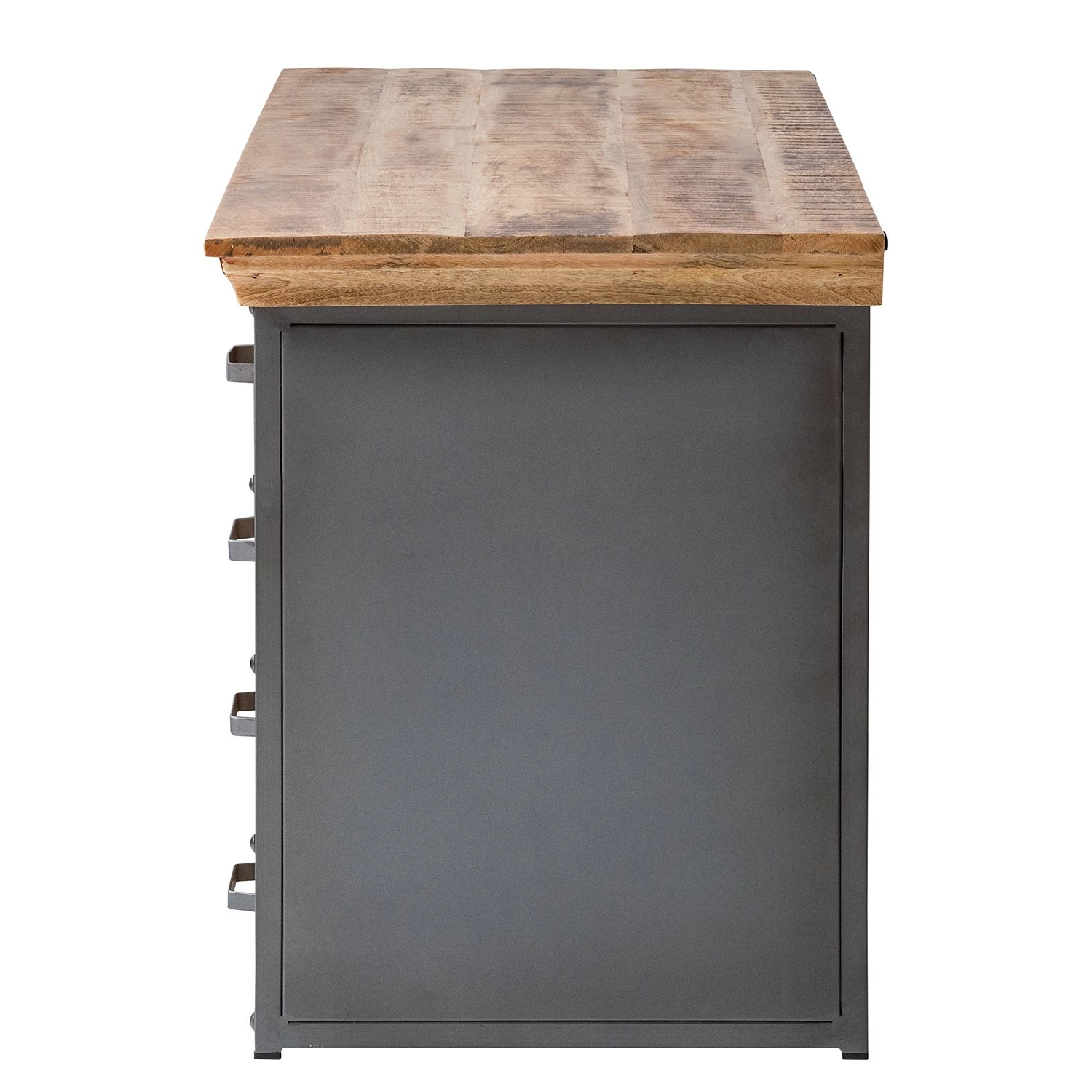 Ars manufacti Schreibtisch Hunter II - Mango massiv / Metall - Mango / Silber 7 Ars manufacti Schreibtisch Hunter II - Mango massiv / Metall - Mango / Silber – Bild 5