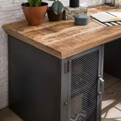 Ars manufacti Schreibtisch Hunter II - Mango massiv / Metall - Mango / Silber 25 Ars manufacti Schreibtisch Hunter II - Mango massiv / Metall - Mango / Silber -Büromöbel Verkaufsgeschäft 1000150447 210701 15210700014 DETAILS P000000001000150447