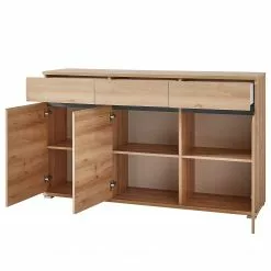 Germania Sideboard Lissabon - Buche Dekor / Anthrazit - Breite: 144 cm 11 Germania Sideboard Lissabon - Buche Dekor / Anthrazit - Breite: 144 cm -Büromöbel Verkaufsgeschäft 1000150687 181217 15305300016 GALLERYIMAGES P000000001000150687