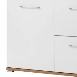 Germania Sideboard Nerola - Weiß / Eiche Navarra Dekor -Büromöbel Verkaufsgeschäft 1000150711 190104 11554500023 GALLERYIMAGES P000000001000150711