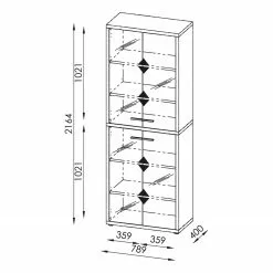Maja Möbel Aktenschrank Set Plus III - Farbe - Weiß / Eiche Dekor 14 Maja Möbel Aktenschrank Set Plus III - Farbe - Weiß / Eiche Dekor -Büromöbel Verkaufsgeschäft 1000152696 190123 10093300051 GALLERYIMAGES P000000001000152696