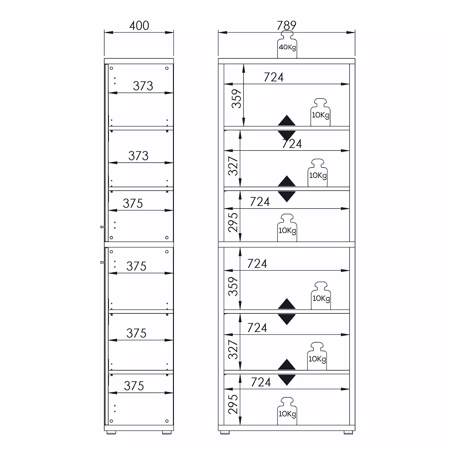 Maja Möbel Aktenschrank Set Plus III - Farbe - Weiß / Eiche Dekor 9 Maja Möbel Aktenschrank Set Plus III - Farbe - Weiß / Eiche Dekor – Bild 7