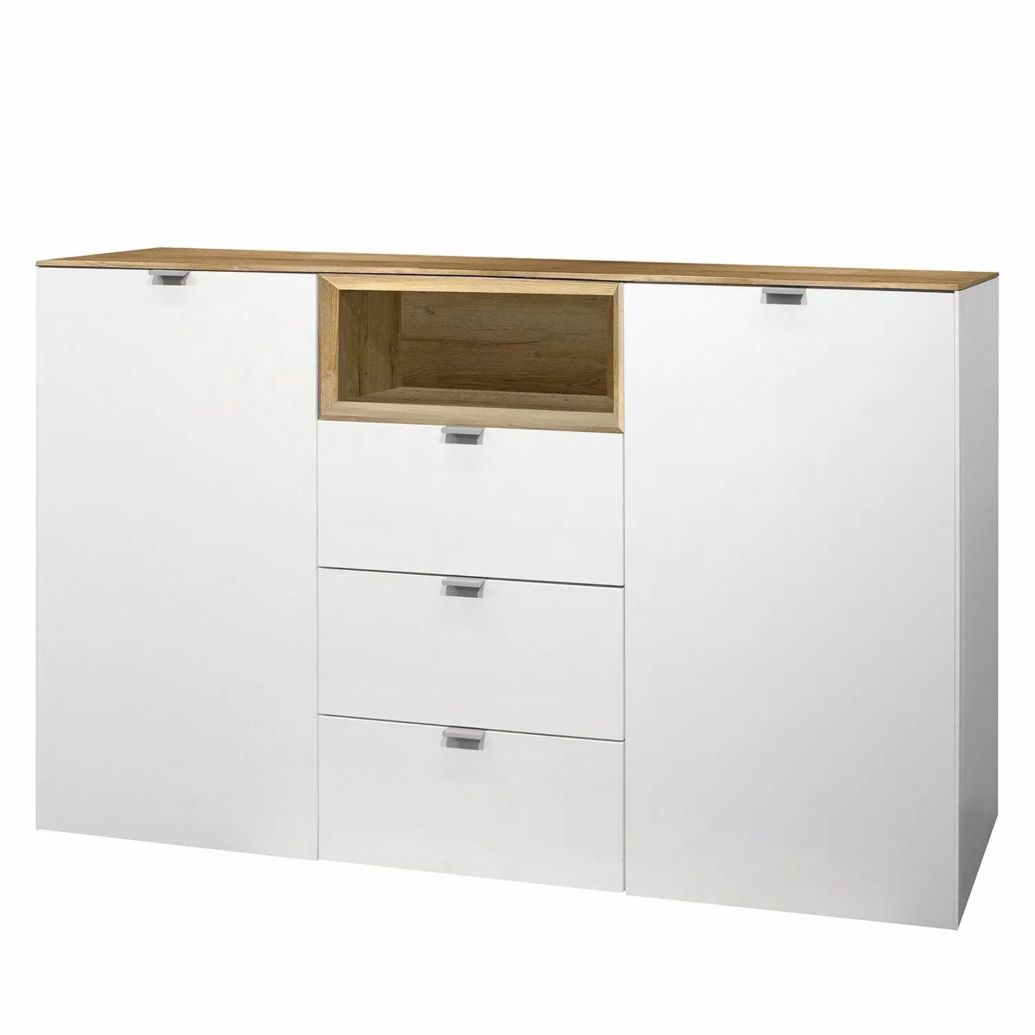 Loftscape Sideboard Batchelor II - Weiß / Eiche Dekor 3 Loftscape Sideboard Batchelor II - Weiß / Eiche Dekor