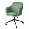Mørteens Bürodrehstuhl Nicholas II - Webstoff Cors: Mintgrau - Schwarz -Büromöbel Verkaufsgeschäft 1000153565 190130 09415900001 IMAGE P000000001000153565