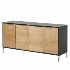 Norrwood Sideboard Ceduna - Eiche / Matt Schwarz