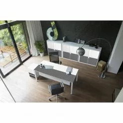 EasyOffice by Paperflow Rollcontainer easyBox Black/White III - Kunststoff - Weiß / Schwarz -Büromöbel Verkaufsgeschäft 1000166651 190411 13305600001 MOOD GALLERYIMAGES P000000001000166651 mood