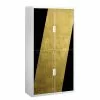 EasyOffice by Paperflow Aktenschrank easyOffice Classic Chic V - Kunststoff - Gold / Weiß