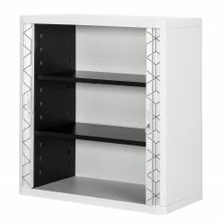 EasyOffice by Paperflow Aktenschrank easyOffice Black/White I - Kunststoff - Grau / Weiß -Büromöbel Verkaufsgeschäft 1000166723 190411 13310500101 GALLERYIMAGES P000000001000166723