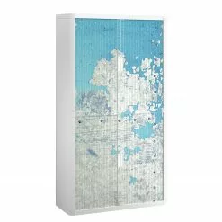 EasyOffice by Paperflow Aktenschrank easyOffice Industrial VI - Kunststoff - Weiß