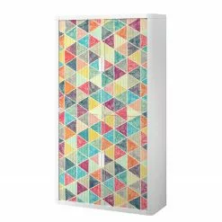 EasyOffice by Paperflow Aktenschrank easyOffice Vintage VII - Kunststoff - Weiß