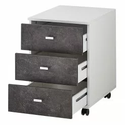 Germania Büroset Altino (7-teilig) - Basalt / Weiß -Büromöbel Verkaufsgeschäft 1000166777 190329 13033600183 GALLERYIMAGES P000000001000166777