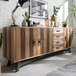 Ars manufacti Sideboard Tamati II - Pinie massiv / Eisen - Pinie / Schwarz 27 Ars manufacti Sideboard Tamati II - Pinie massiv / Eisen - Pinie / Schwarz -Büromöbel Verkaufsgeschäft 1000166787 200117 06085800007 MOOD DETAILS P000000001000166787 mood