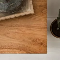 Ars Natura Sideboard Vardo - Akazie massiv / Metall - Akazie / Schwarz -Büromöbel Verkaufsgeschäft 1000166791 191030 08503100012 DETAILS P000000001000166791