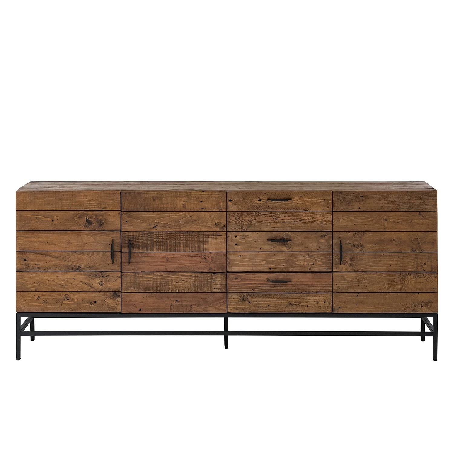 Ars manufacti Sideboard Grasby II - Altholz Pinie / Metall - Pinie Dunkel / Schwarz 9 Ars manufacti Sideboard Grasby II - Altholz Pinie / Metall - Pinie Dunkel / Schwarz – Bild 7