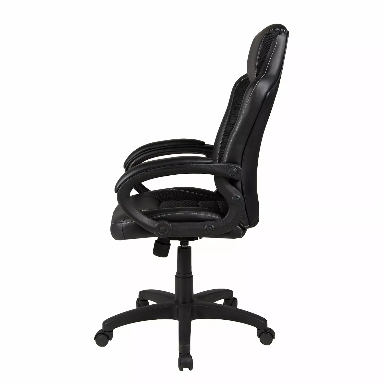 Duo Collection Bürodrehstuhl Joris - Kunstleder / Kunststoff - Schwarz 4 Duo Collection Bürodrehstuhl Joris - Kunstleder / Kunststoff - Schwarz – Bild 2