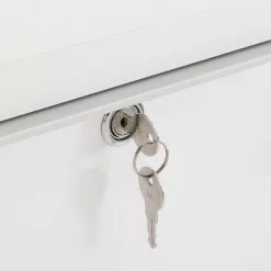 Maja Möbel Container eDJUST II - Hochglanz Weiß / Eiche Riviera Dekor -Büromöbel Verkaufsgeschäft 1000170532 190423 11481600031 GALLERYIMAGES P000000001000170532