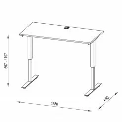 Maja Möbel Schreibtisch eDJUST I - Eiche Sonoma Dekor / Platingrau 15 Maja Möbel Schreibtisch eDJUST I - Eiche Sonoma Dekor / Platingrau -Büromöbel Verkaufsgeschäft 1000170539 190423 11482000084 GALLERYIMAGES P000000001000170539