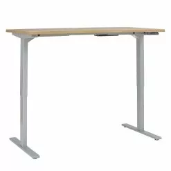 Maja Möbel Schreibtisch eDJUST III - Eiche Riviera Dekor / Platingrau -Büromöbel Verkaufsgeschäft 1000170540 190423 11482000086 GALLERYIMAGES P000000001000170540