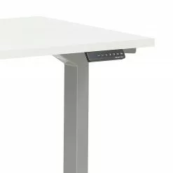 Maja Möbel Schreibtisch eDJUST I - Weiß / Platingrau -Büromöbel Verkaufsgeschäft 1000170541 190423 11482000090 GALLERYIMAGES P000000001000170541