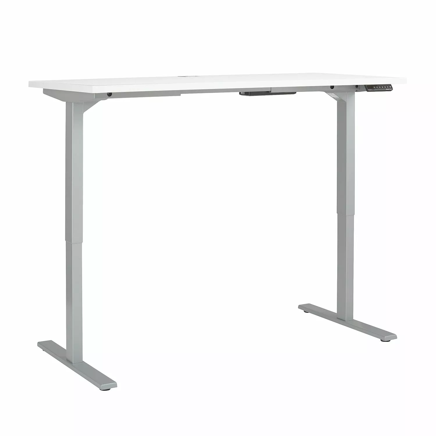 Maja Möbel Schreibtisch eDJUST III - Weiß / Platingrau 6 Maja Möbel Schreibtisch eDJUST III - Weiß / Platingrau – Bild 4