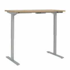 Maja Möbel Schreibtisch eDJUST I - Eiche Riviera Dekor / Platingrau -Büromöbel Verkaufsgeschäft 1000170562 190423 11483100223 GALLERYIMAGES P000000001000170562