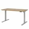 Maja Möbel Schreibtisch eDJUST I - Eiche Riviera Dekor / Platingrau -Büromöbel Verkaufsgeschäft 1000170562 210728 14302800011 IMAGE P000000001000170562