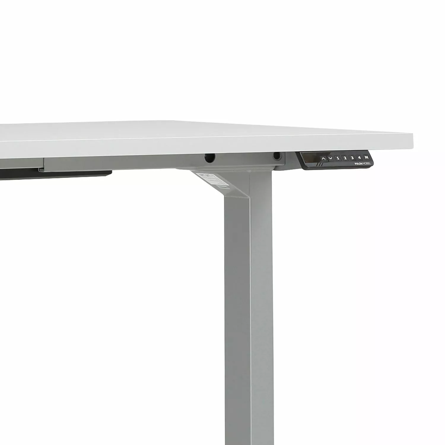 Maja Möbel Schreibtisch eDJUST III - Hellgrau / Platingrau 7 Maja Möbel Schreibtisch eDJUST III - Hellgrau / Platingrau – Bild 5