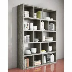 Temahome Regal Berlin - Beton Dekor - 150 x 198 cm -Büromöbel Verkaufsgeschäft 1000171062 201016 13305300387 MOOD DETAILS P000000001000171062 mood