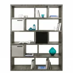 Temahome Regal Berlin - Beton Dekor - 150 x 198 cm -Büromöbel Verkaufsgeschäft 1000171062 201016 13305900389 DETAILS P000000001000171062
