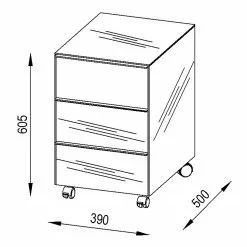 Maja Möbel Rollcontainer YES - Weiß -Büromöbel Verkaufsgeschäft 1000171084 190416 11091500113 GALLERYIMAGES P000000001000171084