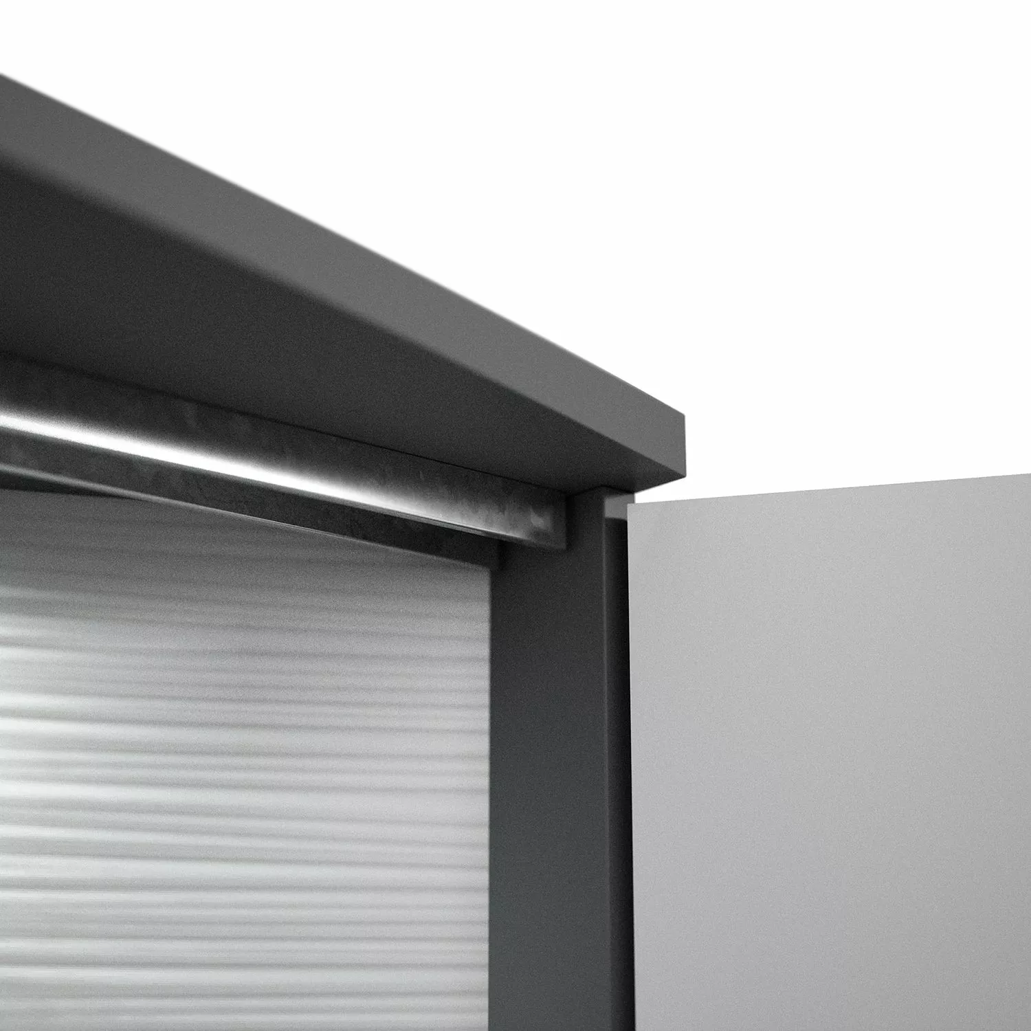 Loftscape Sideboard Mury - Hochglanz Weiß / Anthrazit 7 Loftscape Sideboard Mury - Hochglanz Weiß / Anthrazit – Bild 5