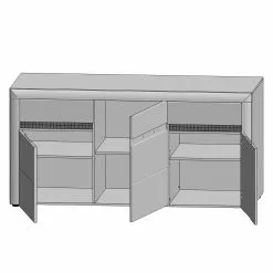 Loftscape Sideboard Charnocks - Hochglanz Weiß / Matt Weiß 10 Loftscape Sideboard Charnocks - Hochglanz Weiß / Matt Weiß -Büromöbel Verkaufsgeschäft 1000171351 190424 07580400254 GALLERYIMAGES P000000001000171351