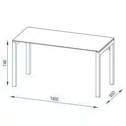 Maja Möbel Schreibtisch Cotia - Eiche Riviera Dekor -Büromöbel Verkaufsgeschäft 1000172781 190510 08430300034 GALLERYIMAGES P000000001000172781