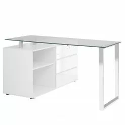 Maja Möbel Schreibtisch Hjerm - Hochglanz Weiß / Matt Weiß 15 Maja Möbel Schreibtisch Hjerm - Hochglanz Weiß / Matt Weiß -Büromöbel Verkaufsgeschäft 1000172792 190510 08430500068 GALLERYIMAGES P000000001000172792