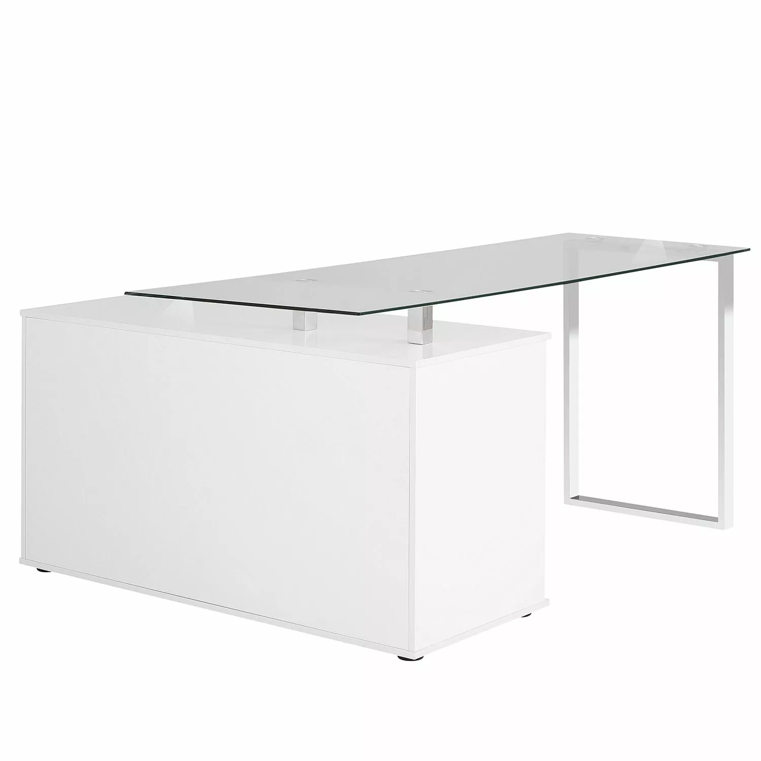 Maja Möbel Schreibtisch Hjerm - Hochglanz Weiß / Matt Weiß 7 Maja Möbel Schreibtisch Hjerm - Hochglanz Weiß / Matt Weiß – Bild 5