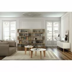 Temahome Regal One - Eiche / Weiß -Büromöbel Verkaufsgeschäft 1000172901 190426 18195600044 MOOD GALLERYIMAGES P000000001000172901 mood