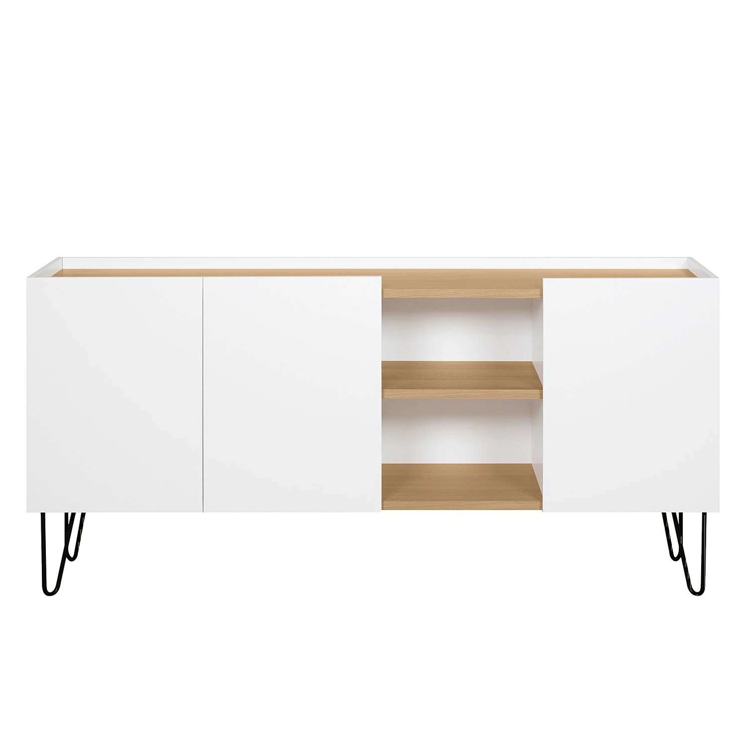 Temahome Sideboard Nina - Eiche / Weiß 6 Temahome Sideboard Nina - Eiche / Weiß – Bild 4