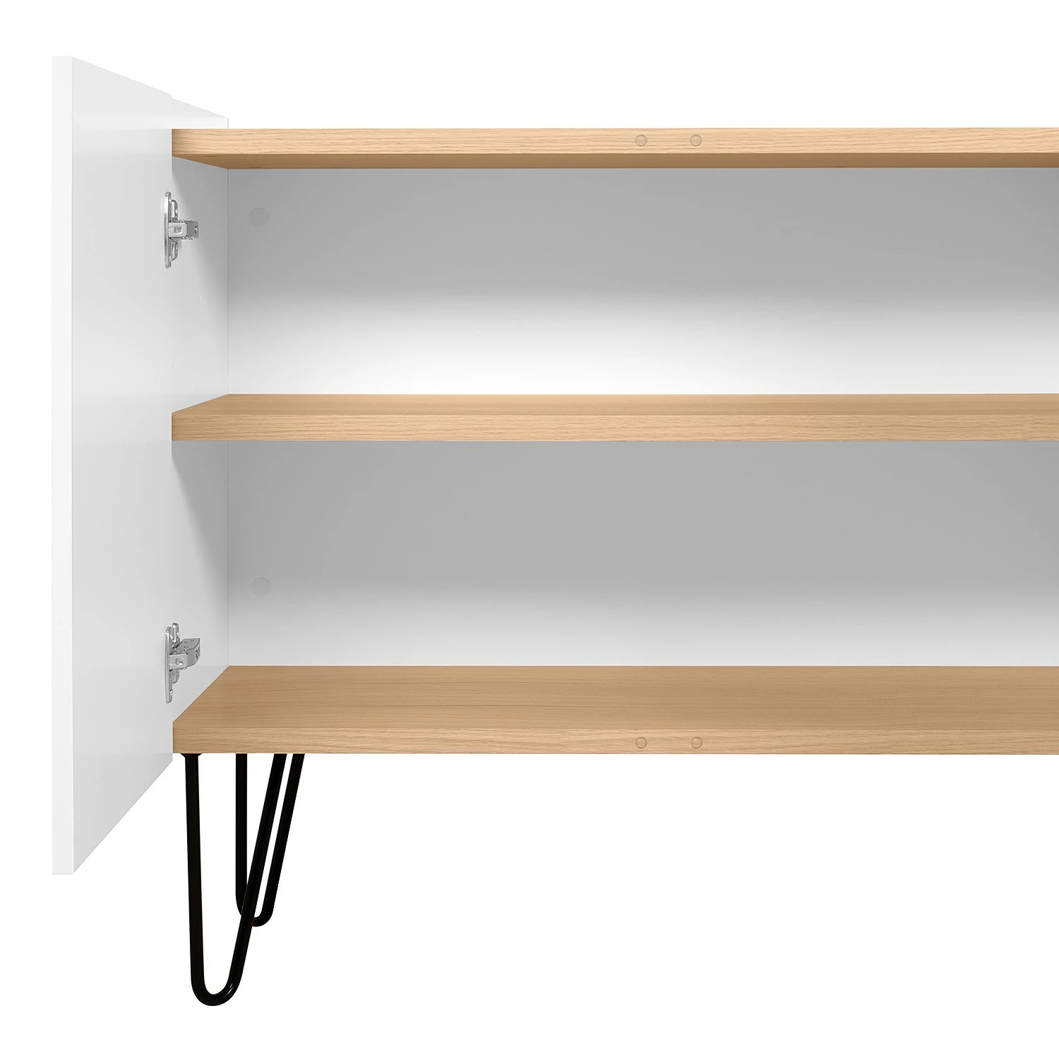 Temahome Sideboard Nina - Eiche / Weiß 10 Temahome Sideboard Nina - Eiche / Weiß – Bild 8