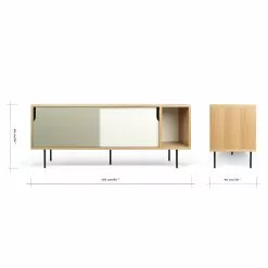 Temahome Sideboard Noa II - Weiß / Steingrau - Eiche 17 Temahome Sideboard Noa II - Weiß / Steingrau - Eiche -Büromöbel Verkaufsgeschäft 1000172913 190426 18200500131 GALLERYIMAGES P000000001000172913
