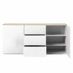 Temahome Sideboard Join II - Eiche / Weiß -Büromöbel Verkaufsgeschäft 1000172925 201016 13384600577 DETAILS P000000001000172925