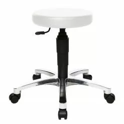 Topstar Bürohocker Tec 70 - Kunstleder - Chrom - Weiß