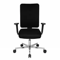 Topstar Bürodrehstuhl Open X Deluxe II - Webstoff / Aluminium - Schwarz / Chrom -Büromöbel Verkaufsgeschäft 1000173813 190517 10330800117 GALLERYIMAGES P000000001000173813