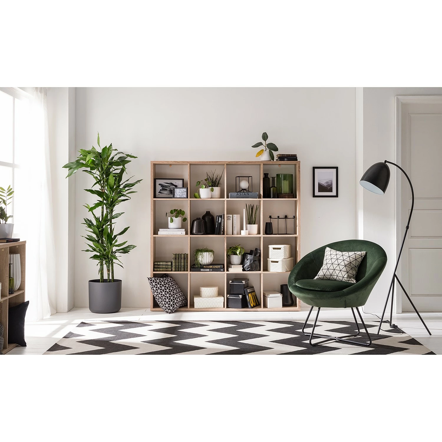 KiYDOO Regal Shelfy II - Eiche Sonoma Dekor - Breite: 158 cm 4 KiYDOO Regal Shelfy II - Eiche Sonoma Dekor - Breite: 158 cm – Bild 2